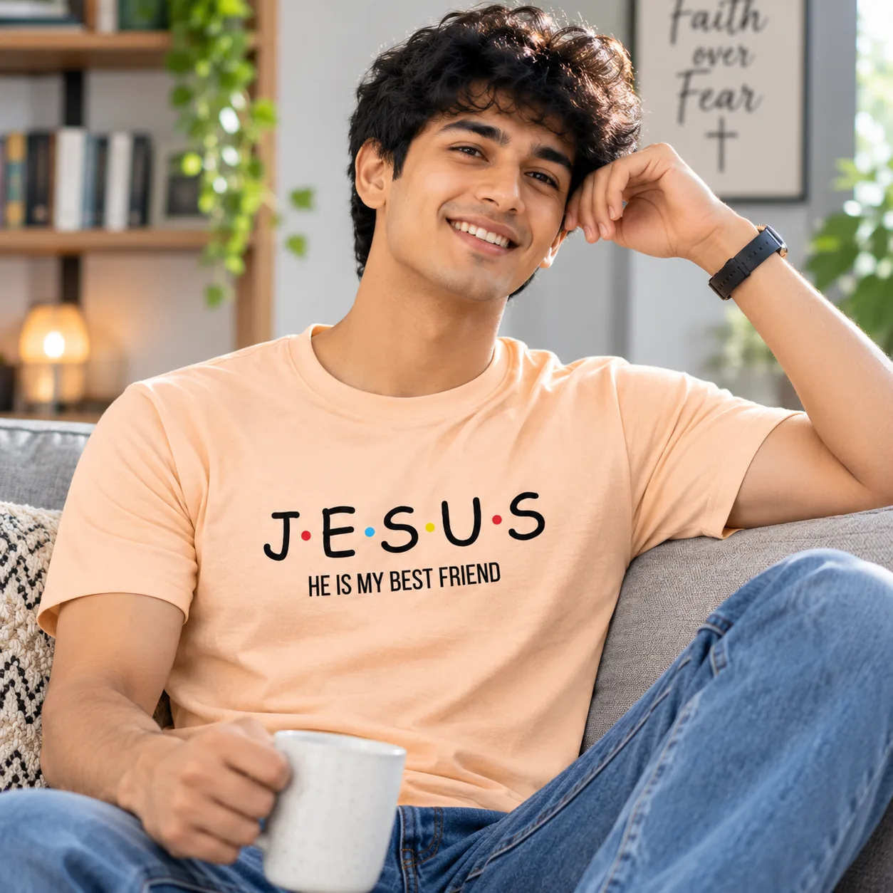 Jesus Lavender Tshirt