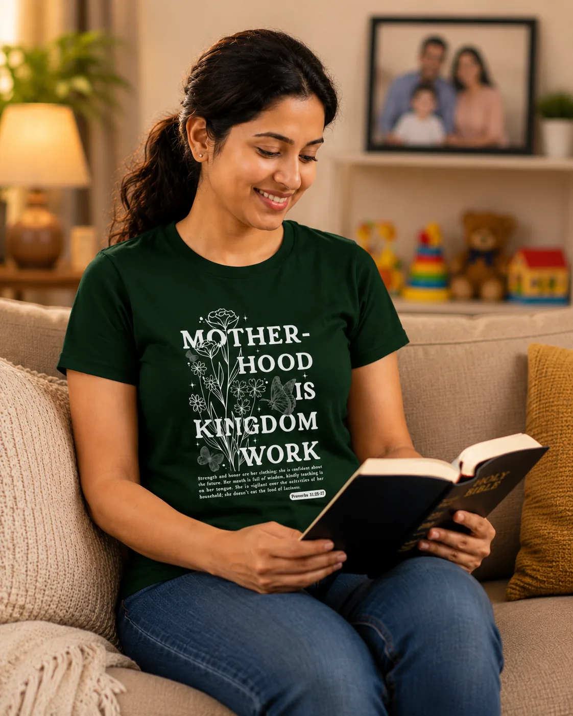 Motherhood Is Kingdom Work Tshirt
