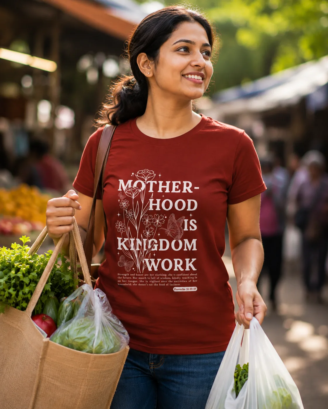 Motherhood Is Kingdom Work Tshirt