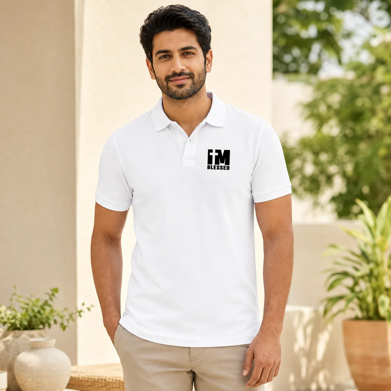I M Blessed Polo Tshirt