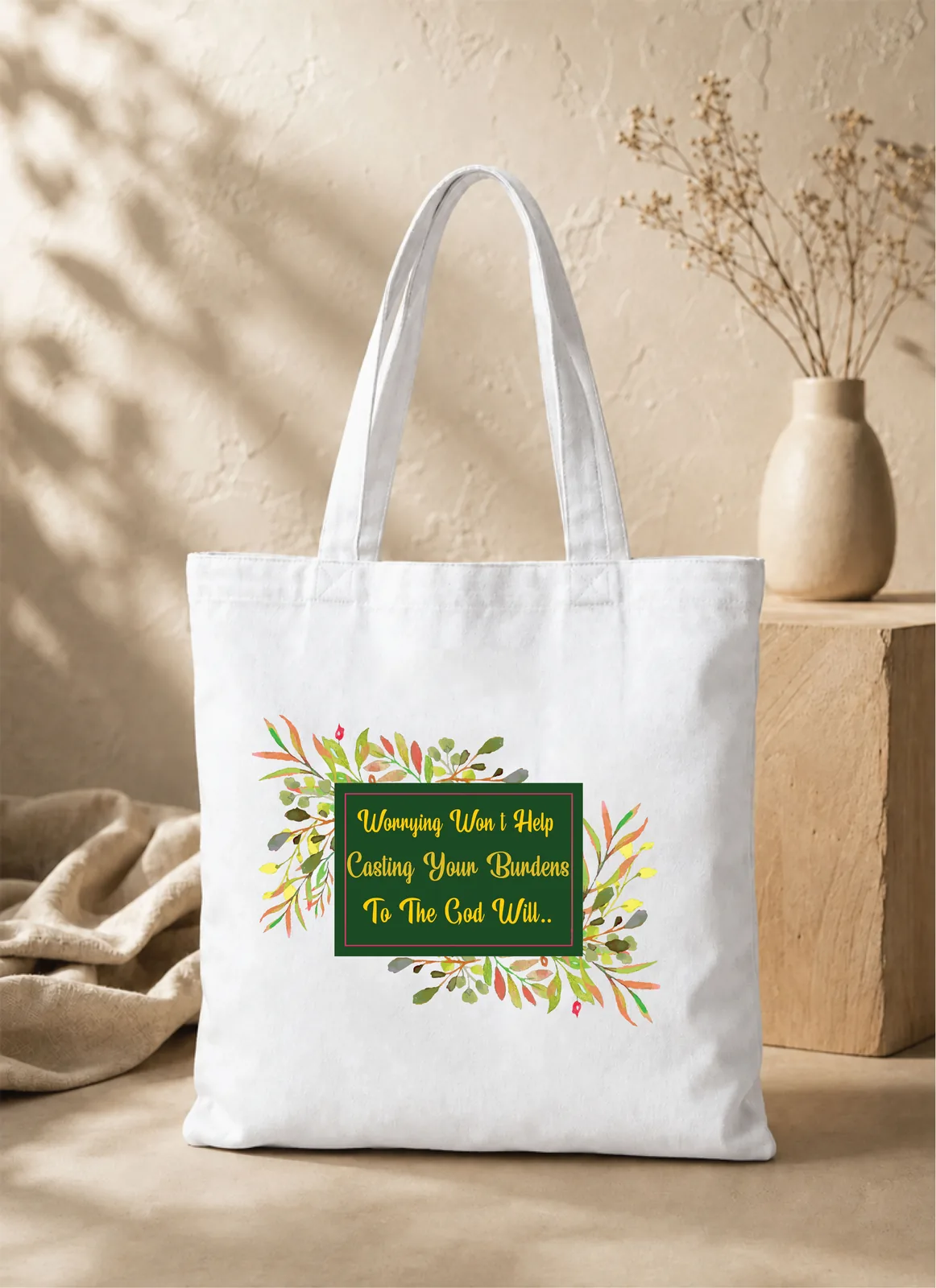 Worrying Won’t Help Non Zipper Tote Bag