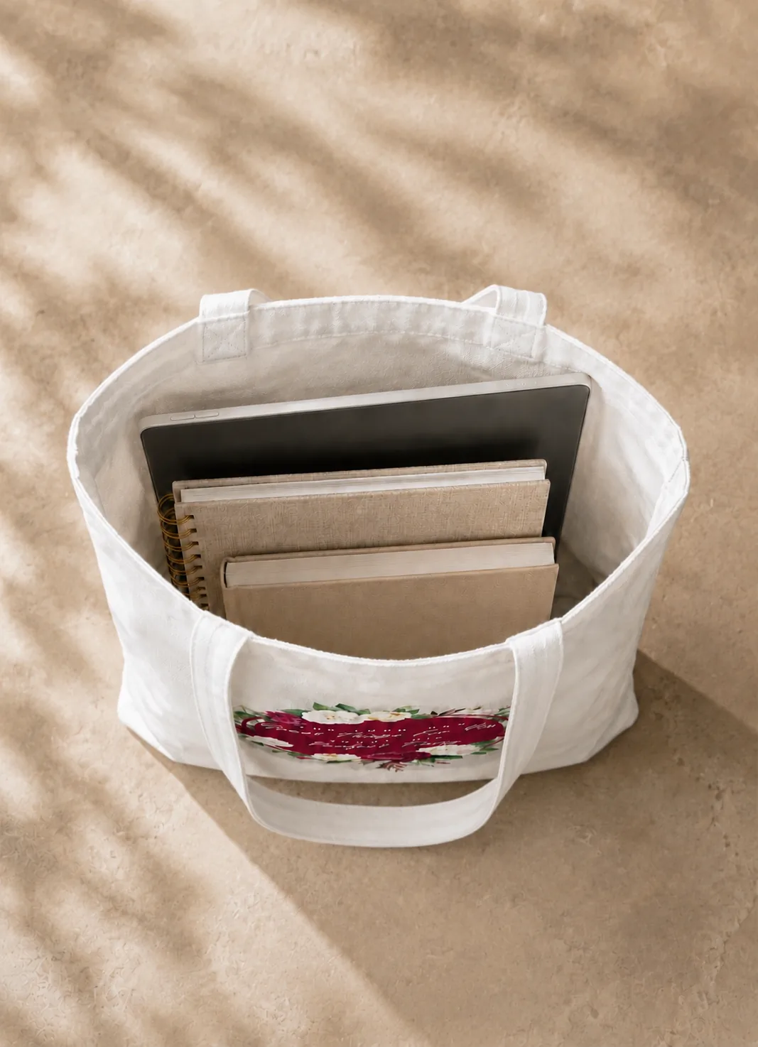 Non Zipper- Open Top Tote Bag